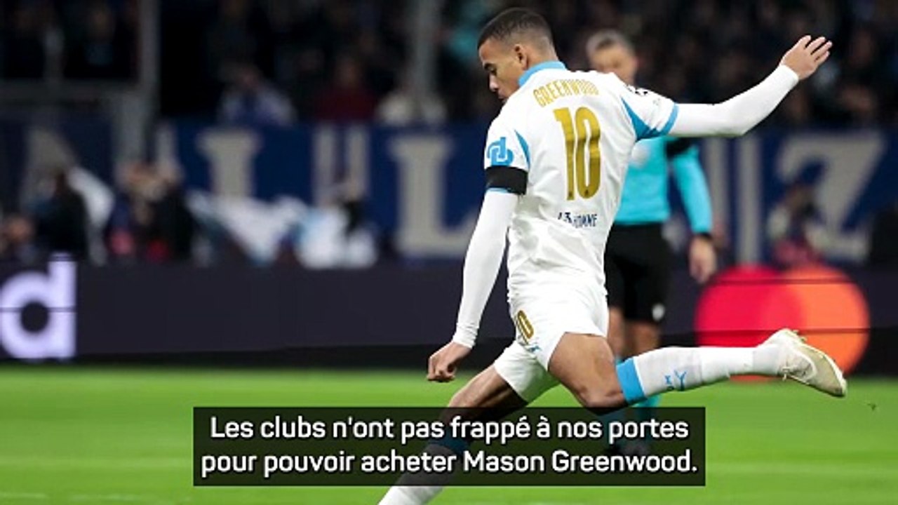Lorenzi évoque le départ de Greenwood : "Les clubs n'ont pas frappé à nos portes"