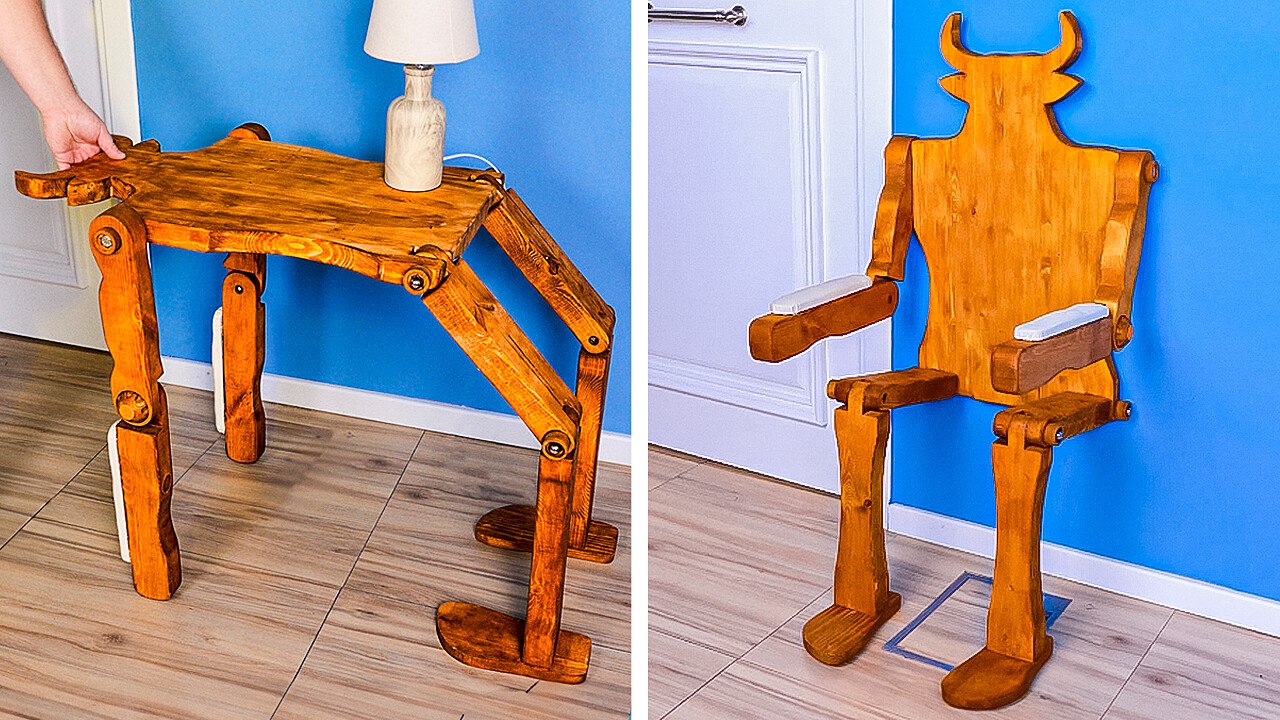 Unique DIY Furniture Ideas You Have Never Seen Before