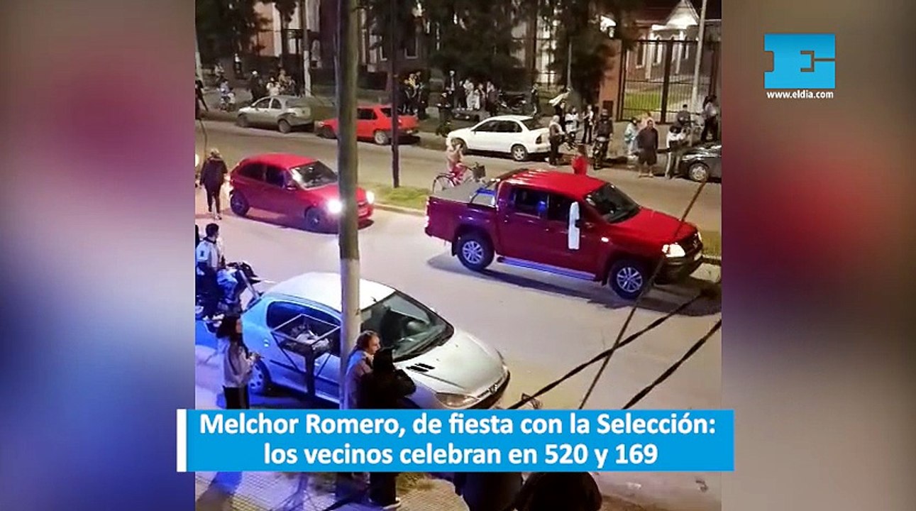 Melchor Romero, de fiesta con la Selección los vecinos celebran en 520 y 169