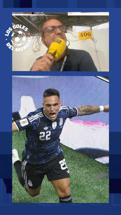 Argentina remonta con gol de Lautaro (1-2)