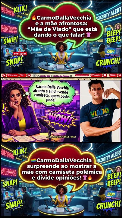 🔥 #CarmoDallaVecchia reaparece com Dona Marlene e a internet pergunta Foi apoio ou um recado para os críticos