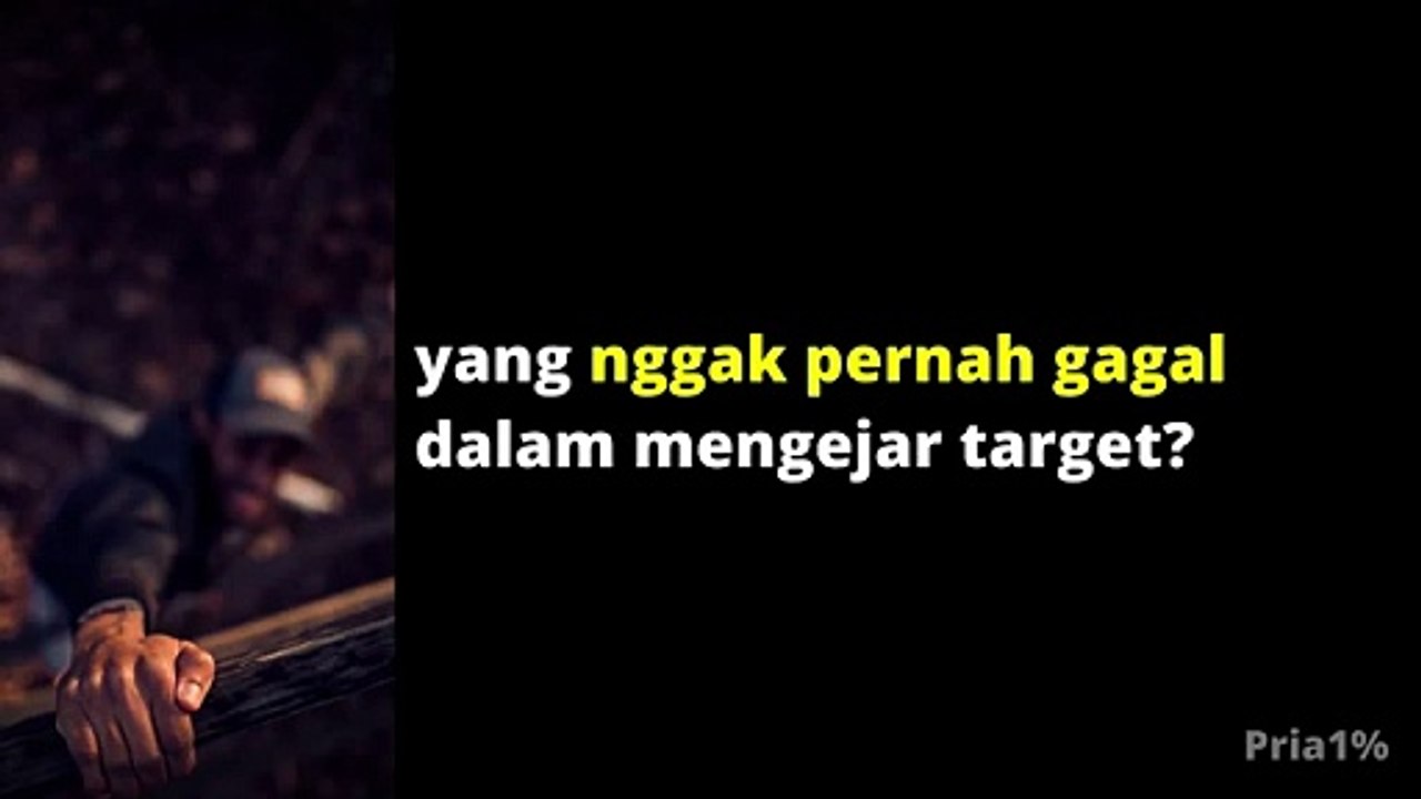 Lo NGGAK AKAN PERNAH GAGAL dalam hidup kalau sadar SATU HAL ini...