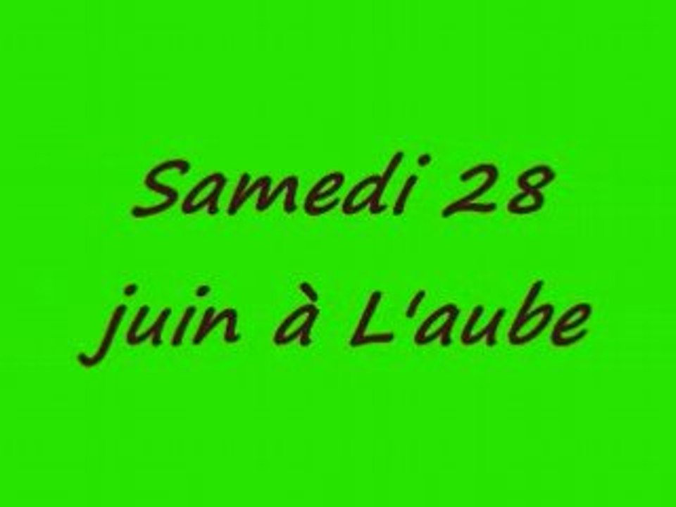 Samedi à l'aube