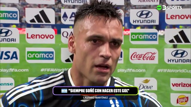 CORTO Lautaro Martínez se emocionó