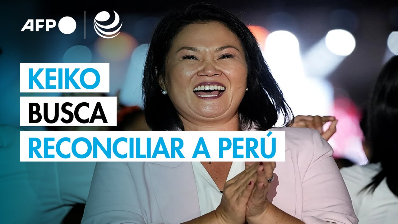 Keiko Fujimori plantea una “reconciliación” tras una década de inestabilidad política en Perú