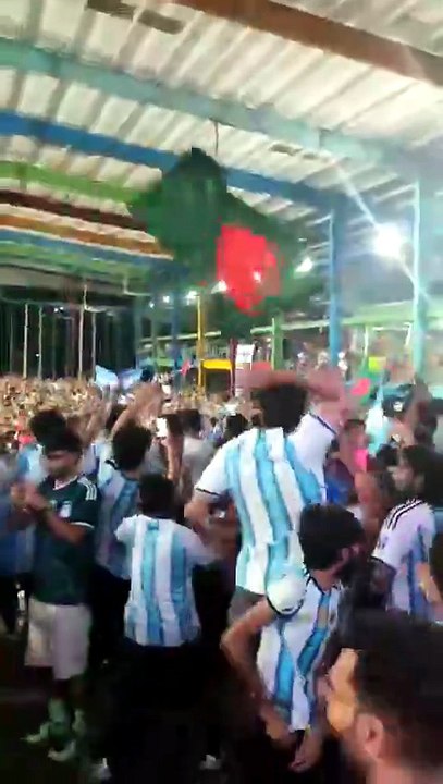 Bangladesh celebrating Argentina and Messi's victory over England