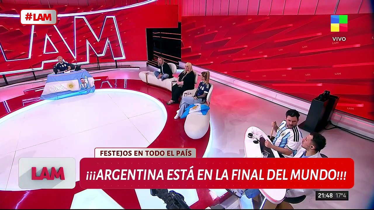El sorpresivo acercamiento entre Antonela Roccuzzo y un ex Gran Hermano en medio del festejo de Argentina