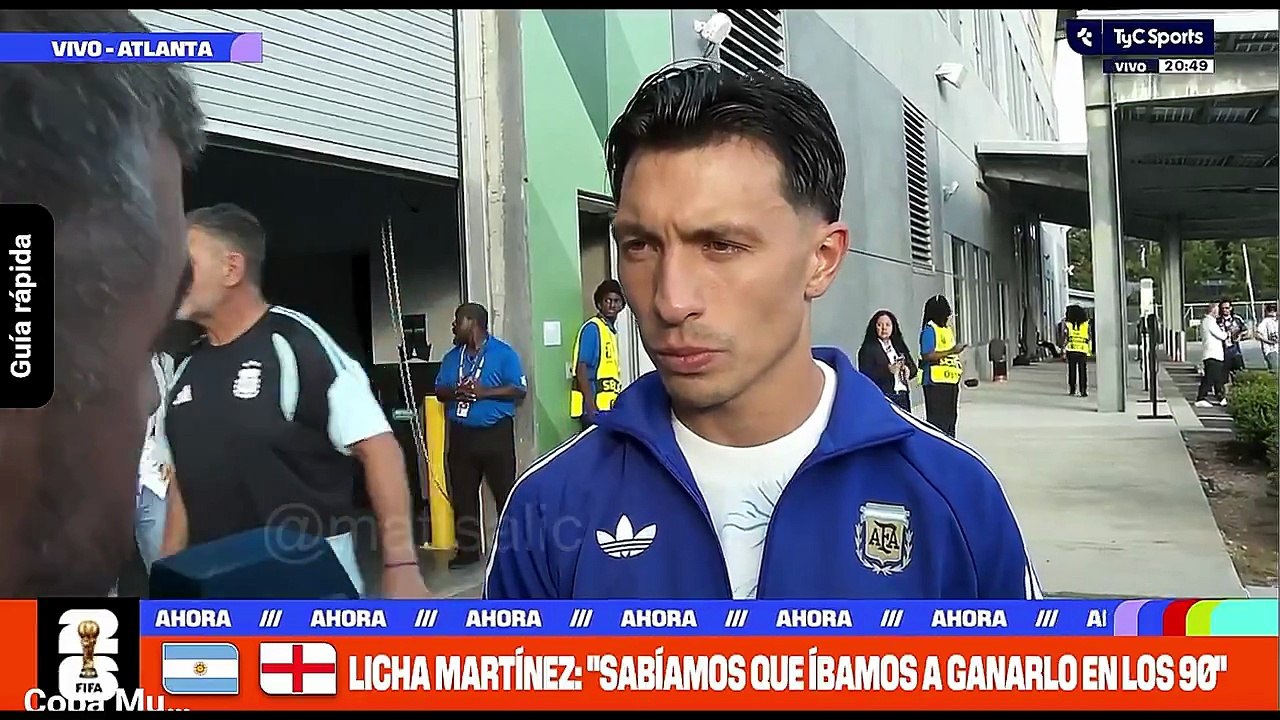 Lisandro Martínez contó por qué sacaron la band...
