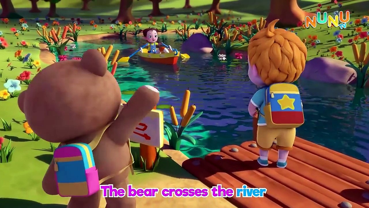 Bear Went Over The Mountain | NuNu Tv Nursery Rhymes & Kids Songs