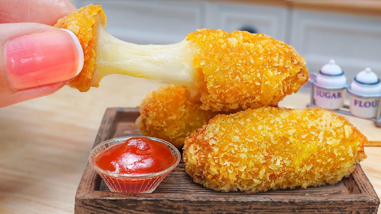 🧀 Perfect Miniature Tuna Cheese Sticks Recipe - Mini Yummy Cooking Food in Kitchen (Satisfying)