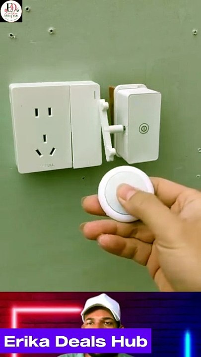 Mini Interruptor Robot Inalámbrico | Enciende y Apaga Luces con Control Remoto
