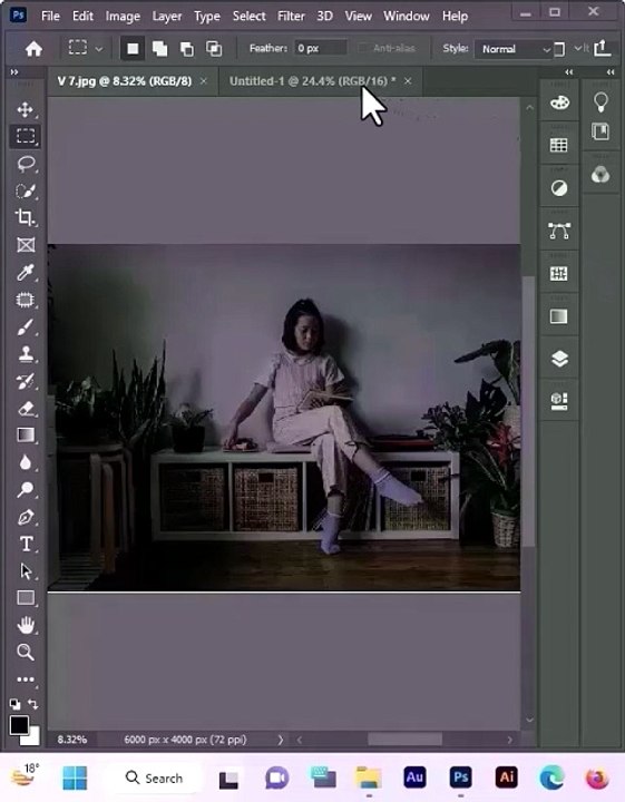Window effect in Photoshop