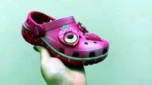 CrocsFanClub - Pb399 - Phiên bản Sục gấu dâu classic cho mẹ và bé, C7-J4 và m4-m7