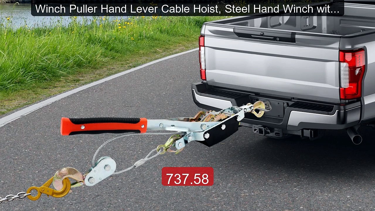 Winch Puller Hand Lever Cable Hoist, Steel Hand Winch with ... -- Top Pick 2026 | Unbeatable Price!