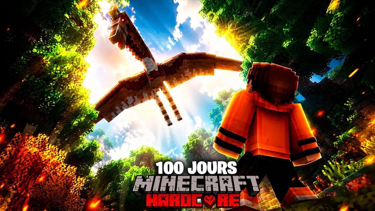 J'ai survécu 100 jours dans Jurassic Park sur Minecraft
