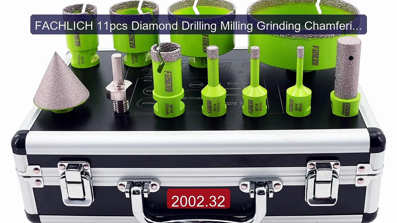 FACHLICH 11pcs Diamond Drilling Milling Grinding Chamfering Bi... -- Best Buy 2026 | Great Quality!