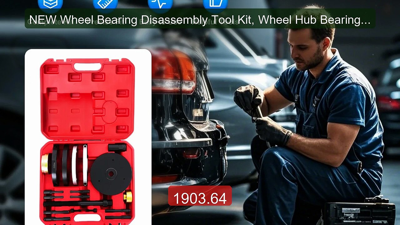 NEW Wheel Bearing Disassembly Tool Kit, Wheel Hub Bearing Remo... -- Hot Deal 2026 | Limited Offer!