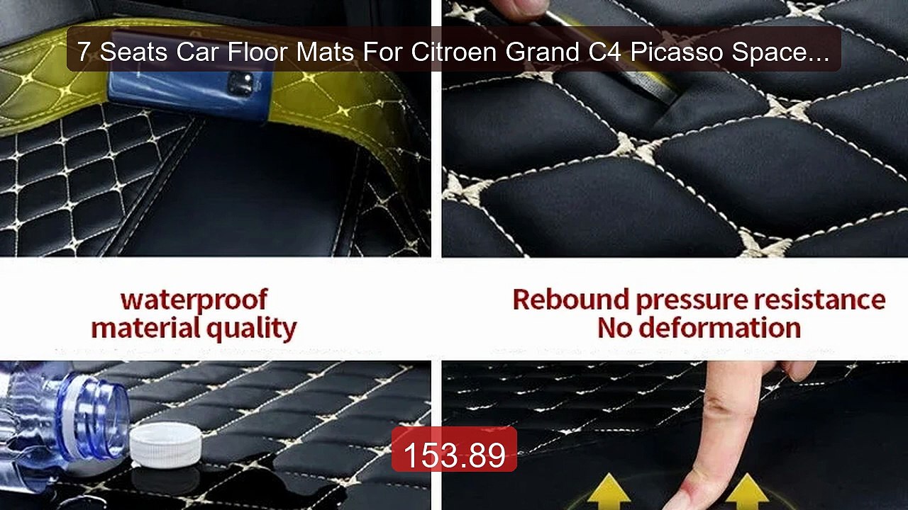 7 Seats Car Floor Mats For Citroen Grand C4 Picasso SpaceTourer 201... -- Top Rated 2026 | Buy Now!