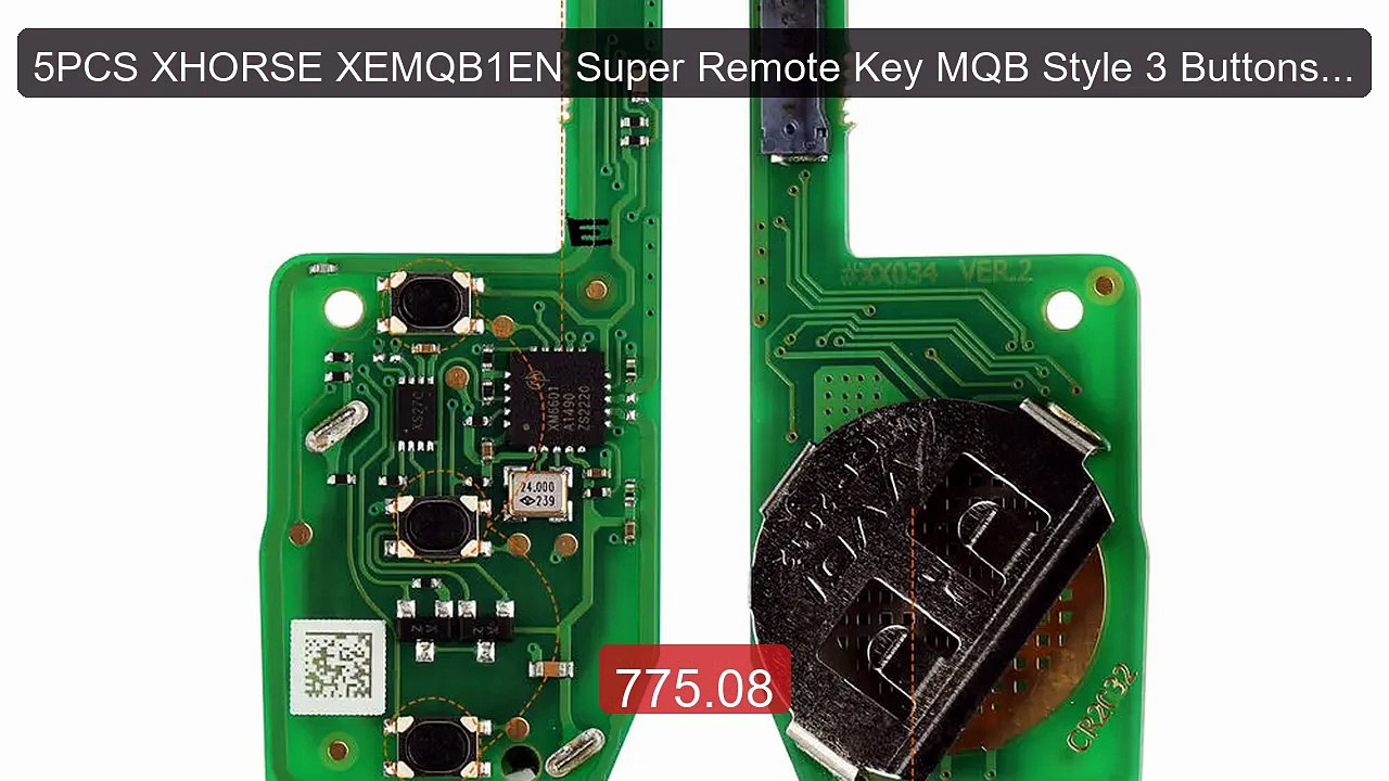 5PCS XHORSE XEMQB1EN Super Remote Key MQB Style 3 Buttons Built-in... -- Best Deal 2026 | Shop Now!