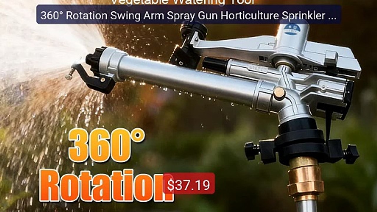 360° Rotation Swing Arm Spray Gun Horticulture Sprinkler Idea... -- Amazing Value 2026 | Must Have!