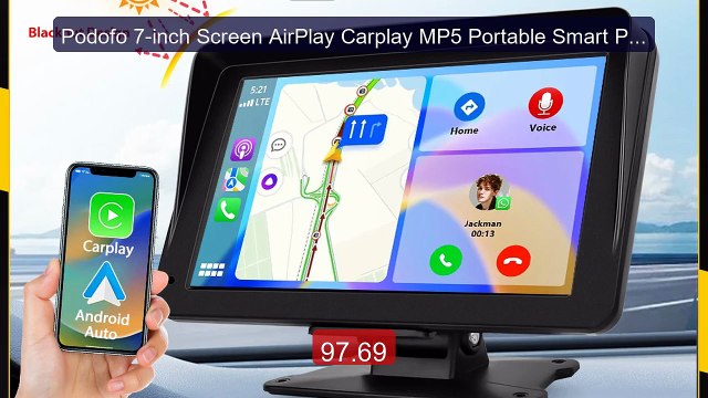 Podofo 7-inch Screen AirPlay Carplay MP5 Portable Smart Playe... Amazing Value 2026 | Must Have!