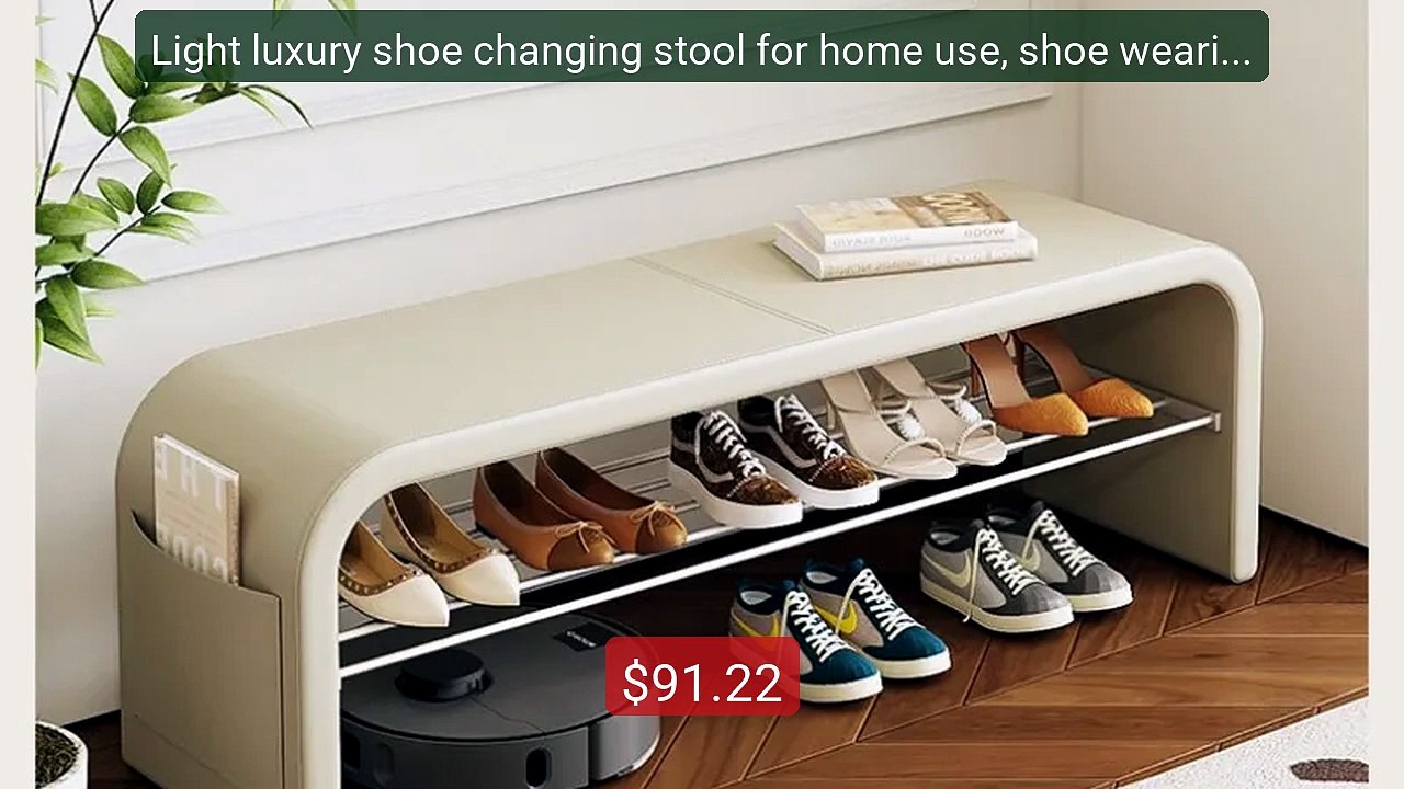 Light luxury shoe changing stool for home use, shoe wearing st... -- Best Buy 2026 | Great Quality!