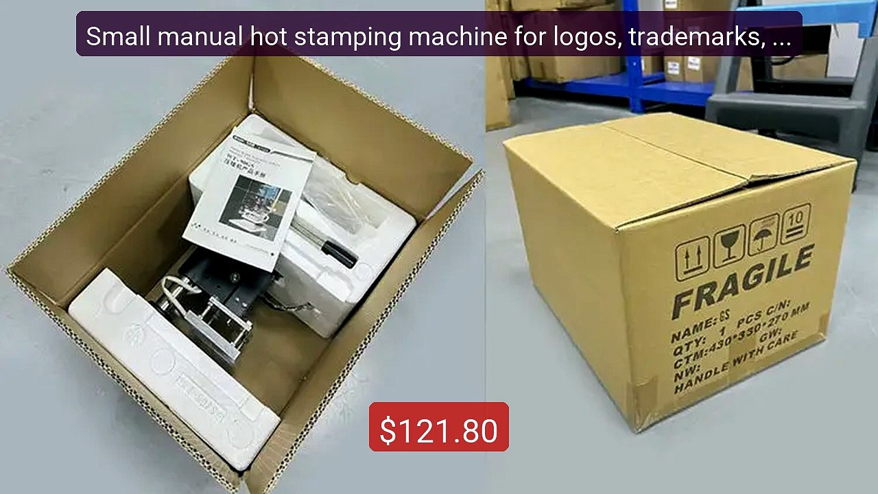 Small manual hot stamping machine for logos, trademarks, and l... -- Hot Deal 2026 | Limited Offer!
