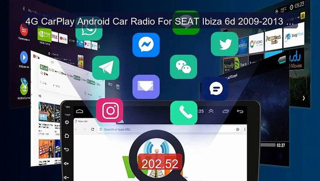 4G CarPlay Android Car Radio For SEAT Ibiza 6d 2009-2013 Multi... Hot Deal 2026 | Limited Offer!