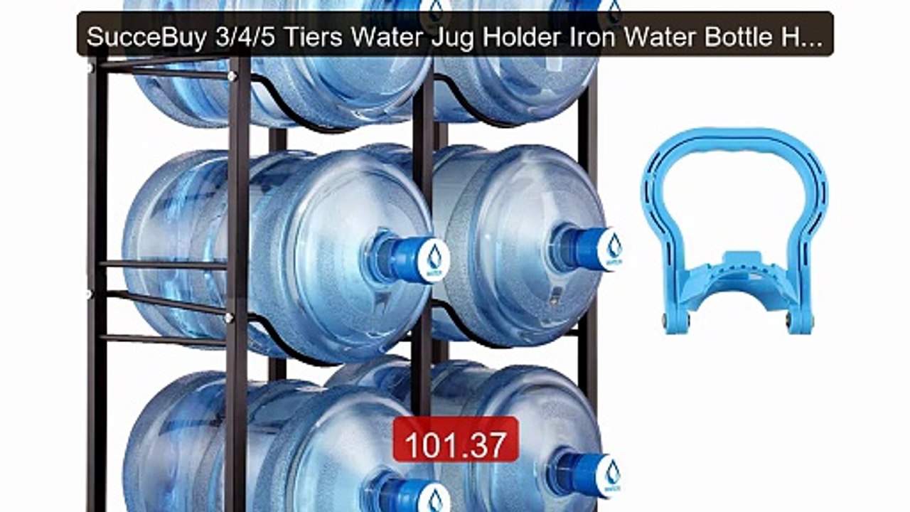 SucceBuy 3/4/5 Tiers Water Jug Holder Iron Water Bottle Holder Dou... -- Best Deal 2026 | Shop Now!