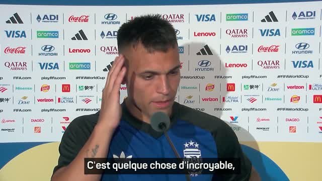 Argentine - Lautaro Martinez ému après la qualification : Je vais essayer de ne pas pleurer