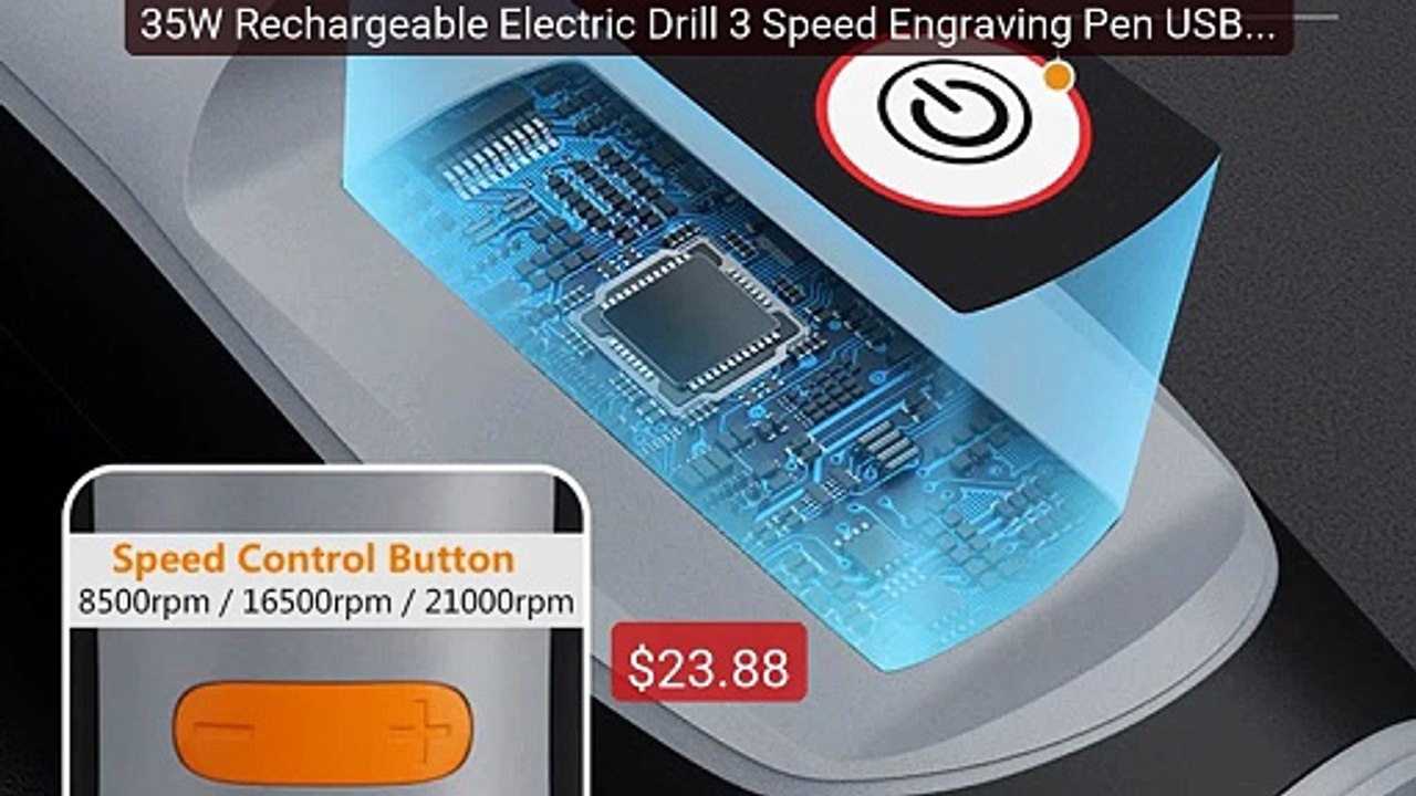 35W Rechargeable Electric Drill 3 Speed Engraving Pen USB C... -- Top Pick 2026 | Unbeatable Price!