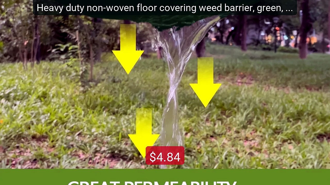 Heavy duty non-woven floor covering weed barrier, green, non-w... -- Hot Deal 2026 | Limited Offer!