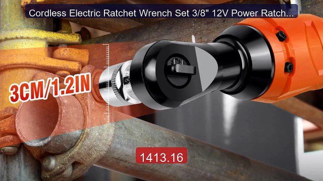 Cordless Electric Ratchet Wrench Set 3/8 12V Power Ratchet Tool Ki... Top Rated 2026 | Buy Now!