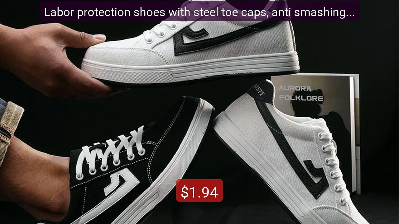 Labor protection shoes with steel toe caps, anti smashing and ... -- Hot Deal 2026 | Limited Offer!