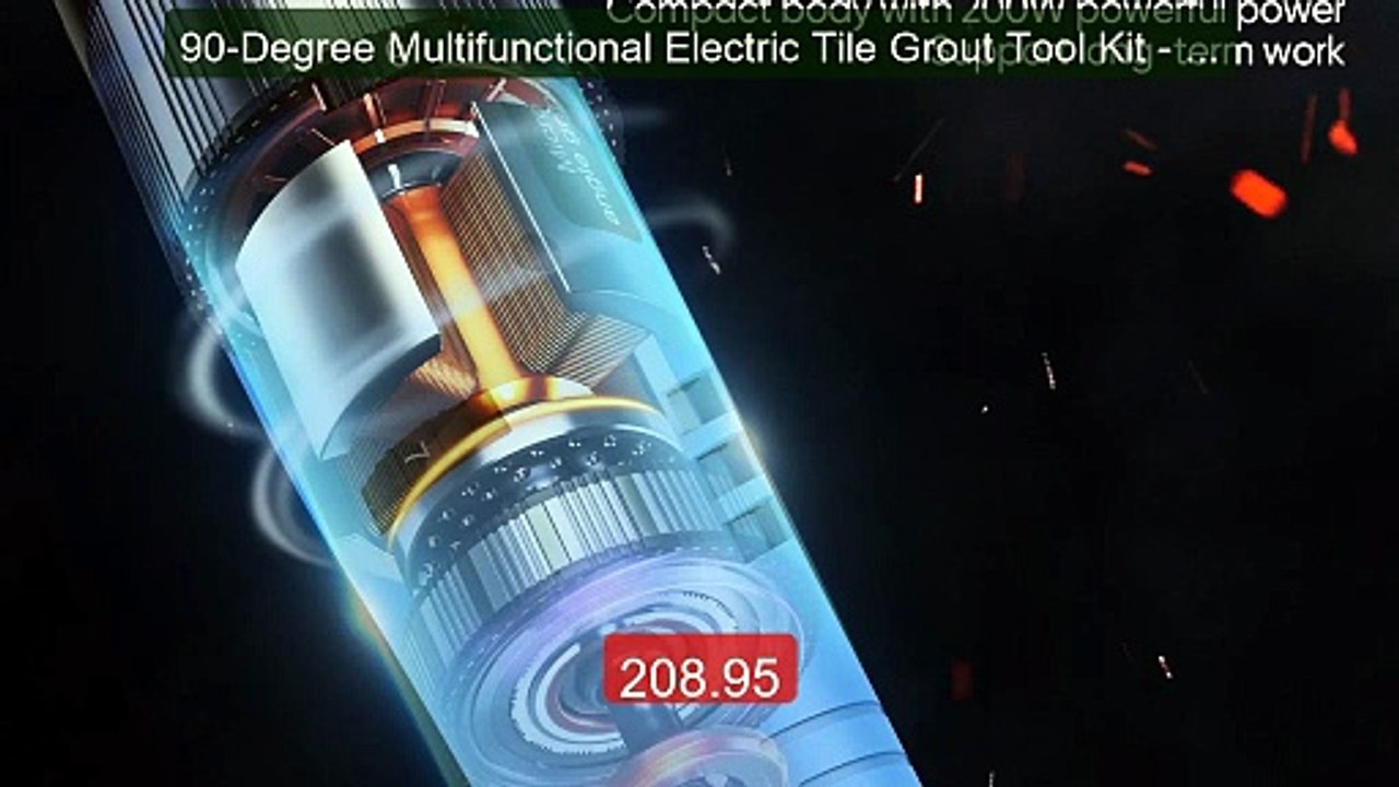 90-Degree Multifunctional Electric Tile Grout Tool Kit - 16... -- Top Pick 2026 | Unbeatable Price!