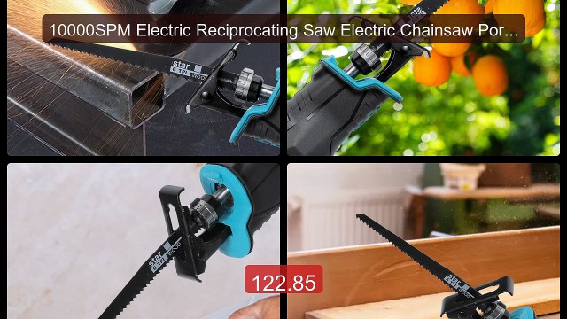 10000SPM Electric Reciprocating Saw Electric Chainsaw Portable Cord... Top Rated 2026 | Buy Now!