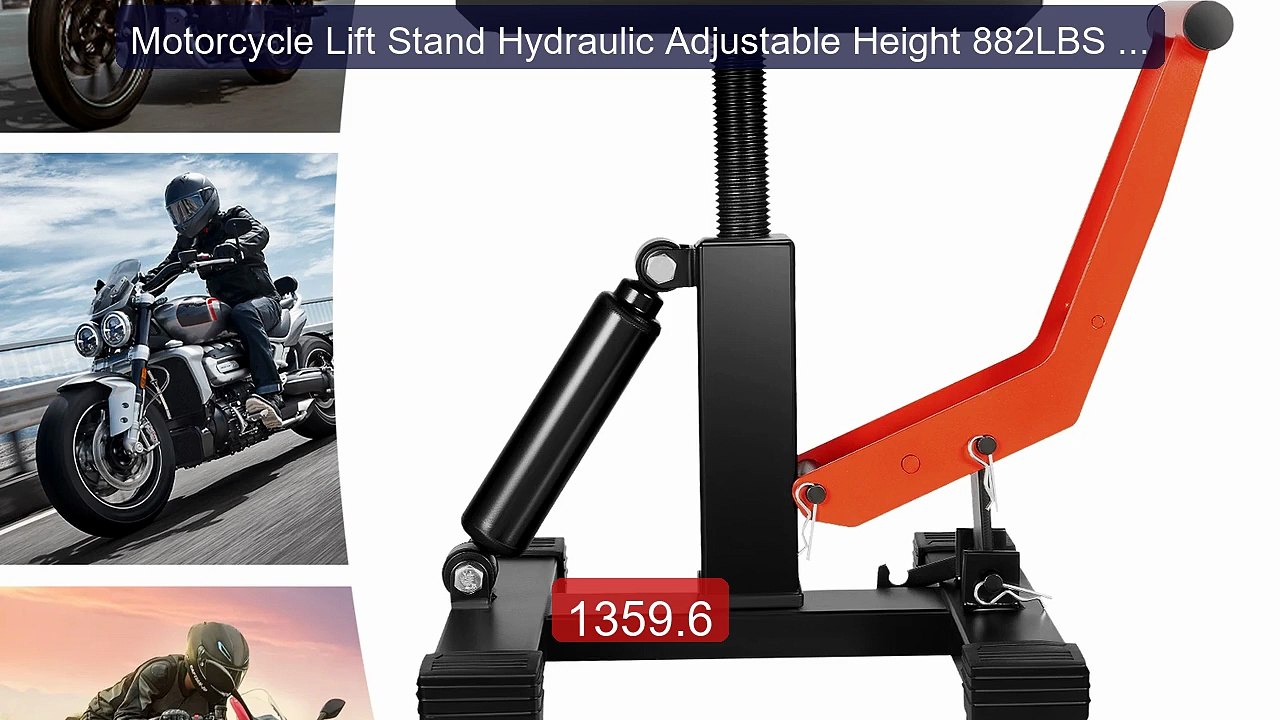 Motorcycle Lift Stand Hydraulic Adjustable Height 882LBS Load ... -- Hot Deal 2026 | Limited Offer!