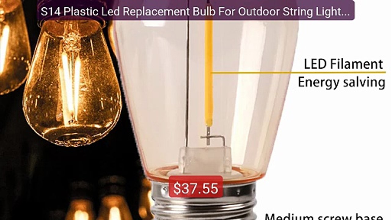 S14 Plastic Led Replacement Bulb For Outdoor String Light 1W 2W Sh... -- Best Deal 2026 | Shop Now!