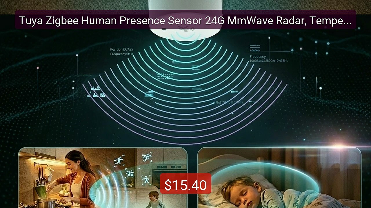 Tuya Zigbee Human Presence Sensor 24G MmWave Radar, Temperature Hum... -- Top Rated 2026 | Buy Now!