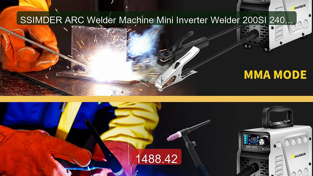 SSIMDER ARC Welder Machine Mini Inverter Welder 200SI 240v Hot Star... -- Top Rated 2026 | Buy Now!