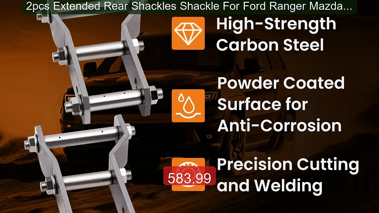 2pcs Extended Rear Shackles Shackle For Ford Ranger Mazda BT50... -- Hot Deal 2026 | Limited Offer!