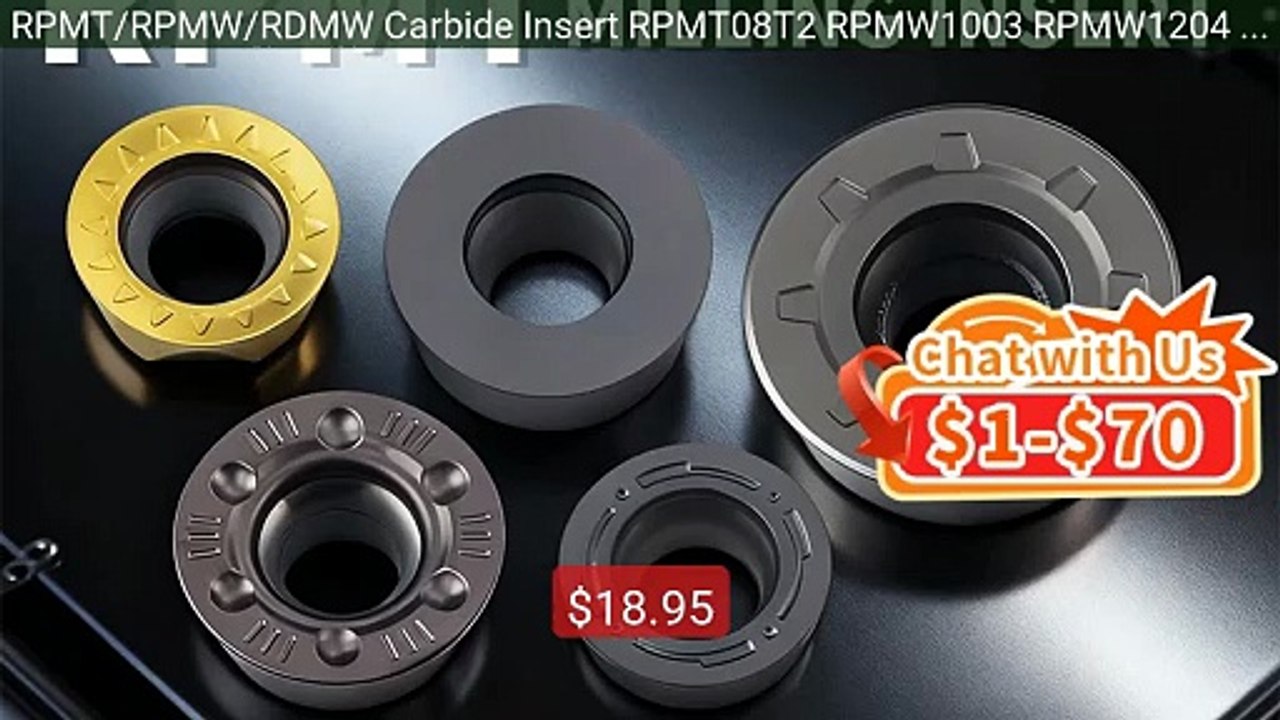 RPMT/RPMW/RDMW Carbide Insert RPMT08T2 RPMW1003 RPMW1204 RD... -- Top Pick 2026 | Unbeatable Price!