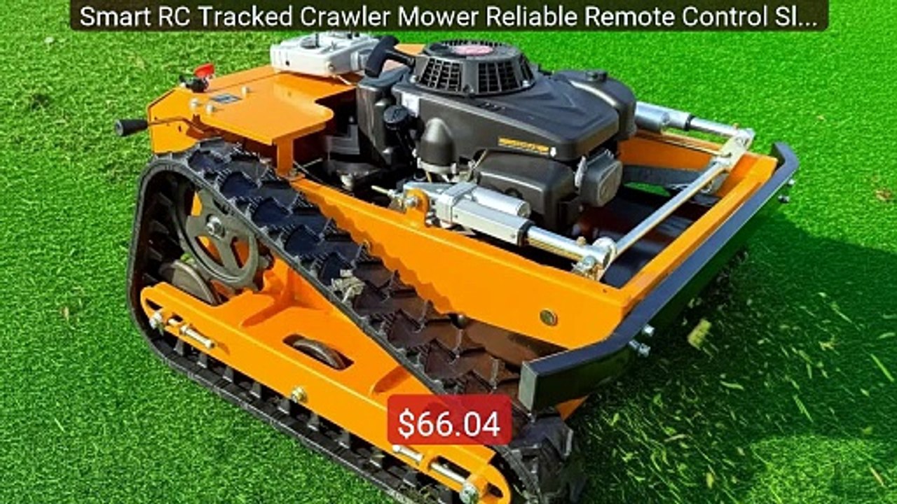 Smart RC Tracked Crawler Mower Reliable Remote Control Slope ... -- Amazing Value 2026 | Must Have!