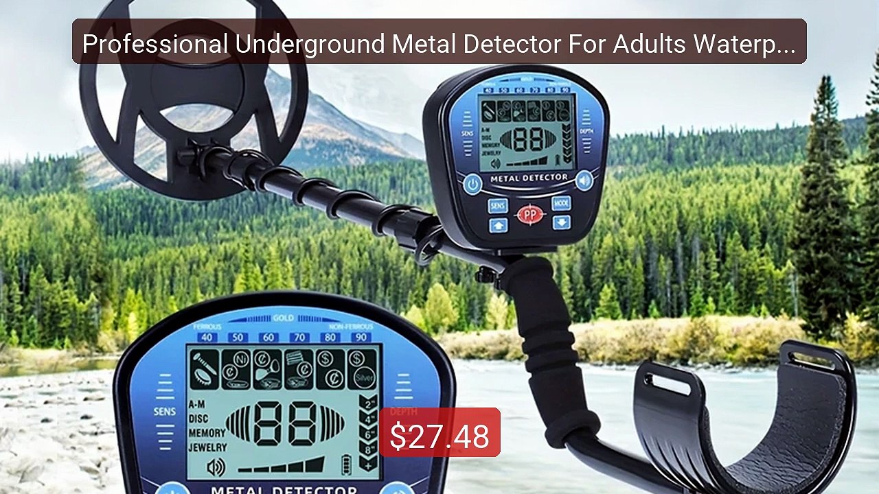 Professional Underground Metal Detector For Adults Waterproof ... -- Best Buy 2026 | Great Quality!