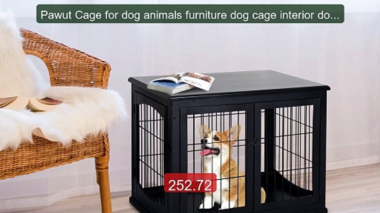 Pawut Cage for dog animals furniture dog cage interior dog drink MD... -- Top Rated 2026 | Buy Now!
