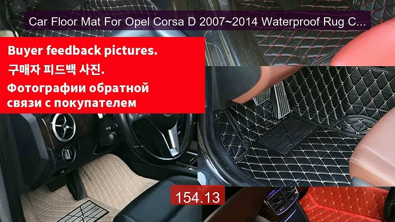 Car Floor Mat For Opel Corsa D 2007~2014 Waterproof Rug Cubre Piso... -- Best Deal 2026 | Shop Now!