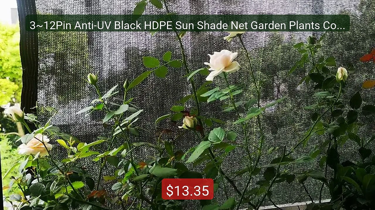 3~12Pin Anti-UV Black HDPE Sun Shade Net Garden Plants Cover Outdo... -- Best Deal 2026 | Shop Now!