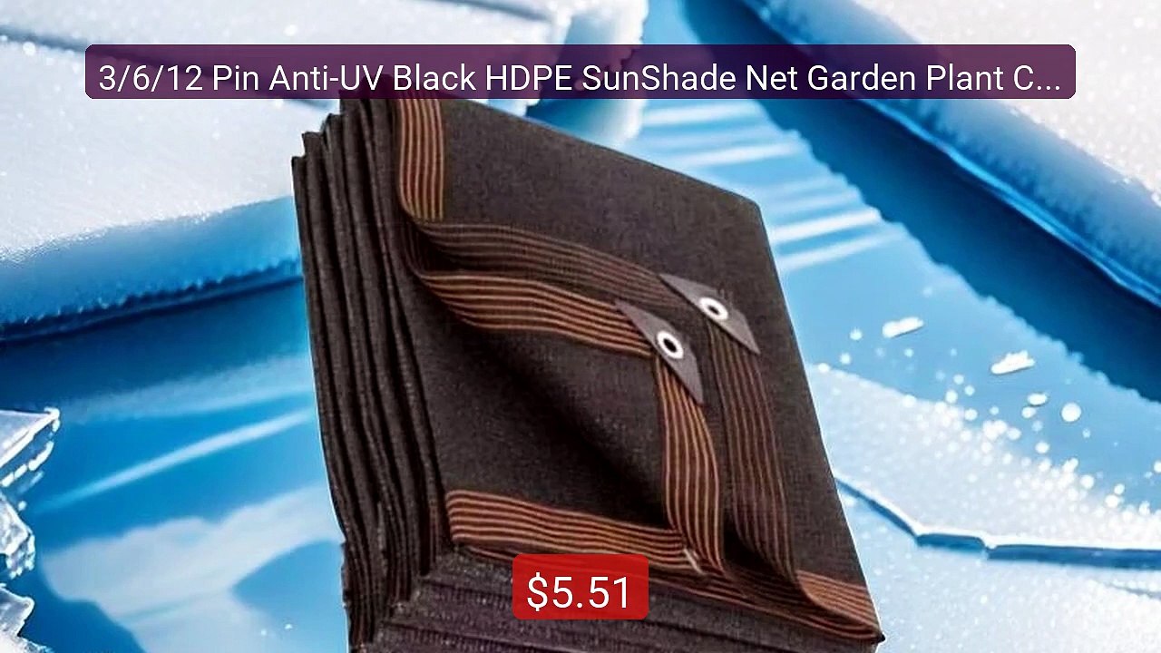 3/6/12 Pin Anti-UV Black HDPE SunShade Net Garden Plant Cover Pergo... -- Top Rated 2026 | Buy Now!