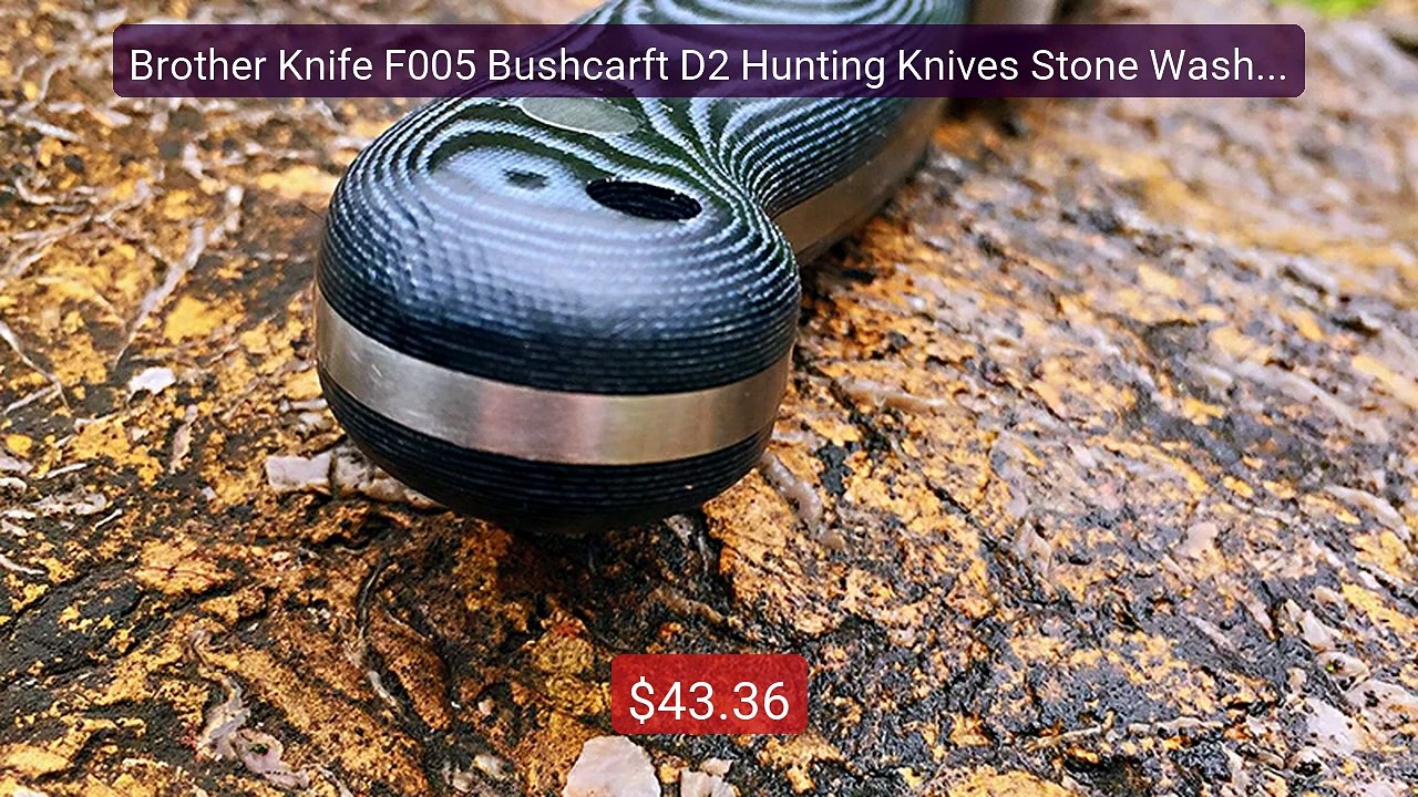 Brother Knife F005 Bushcarft D2 Hunting Knives Stone Wash Micarta G... -- Top Rated 2026 | Buy Now!