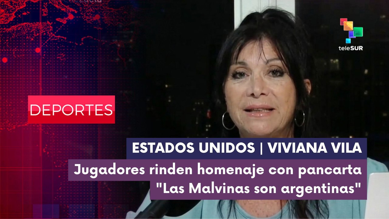 DEPORTES EDICIÓN CENTRAL | Jugadores rinden homenaje con pancarta "Las Malvinas son argentinas"